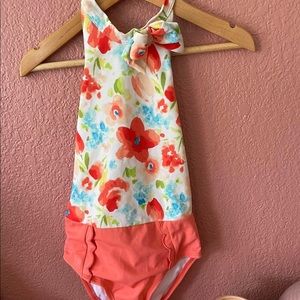 Janie and Jack Floral One Piece Swimsuit